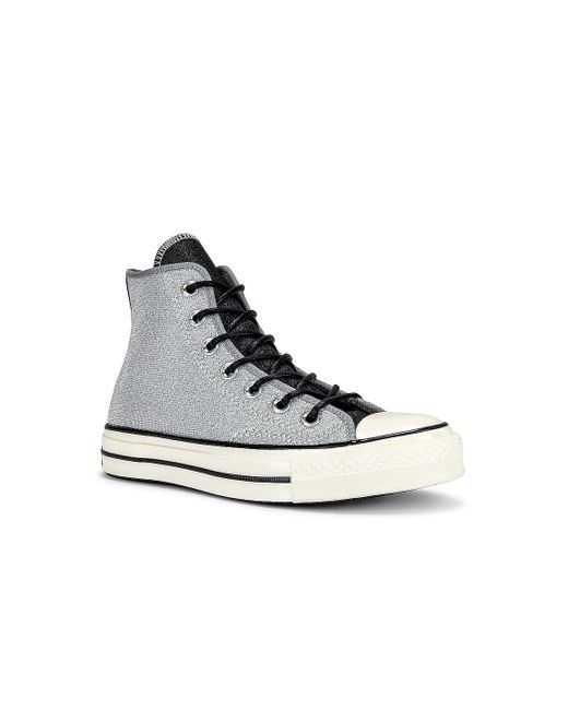 Converse Canvas Chuck 70 Glitter Sneaker in Black | Lyst