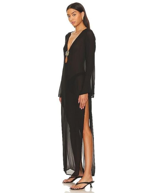 Maxivestido Hotline En Color Negro Talla (También En M, S, Xl, Xs) Cin Cin de color Black