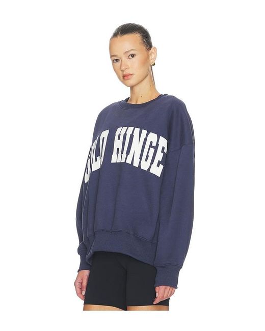 Gold Hinge Blue Sweatshirt