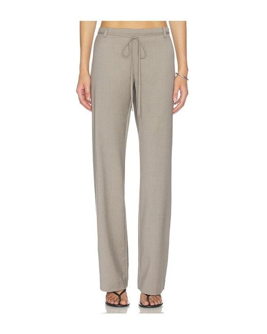 St. Agni Natural 90's Wool Rouleau Minimal Pant
