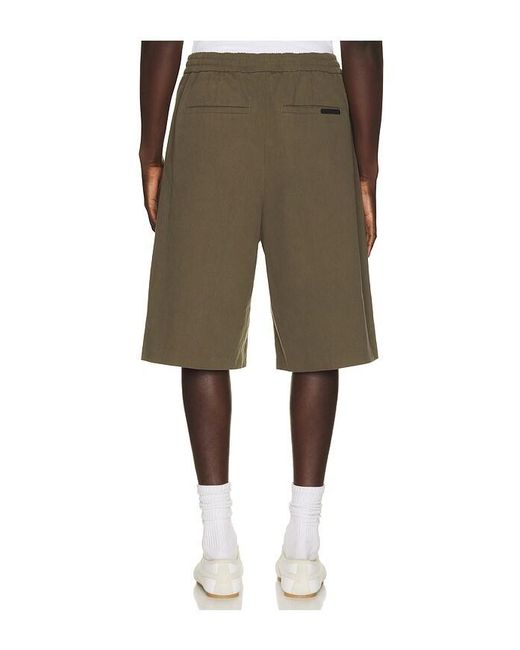 Fear Of God Green Relaxed Drawstring Short for men