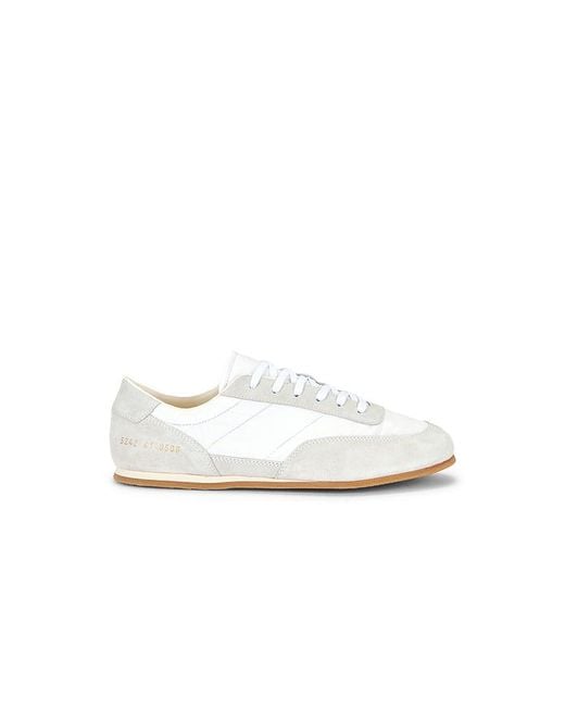 Common Projects White Minimal Runner Sneaker for men