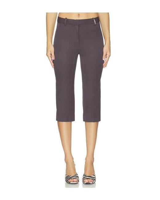 The Attico Blue Capri Pant