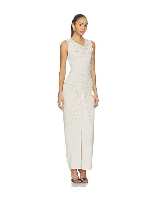 Entire studios White Drape Dress