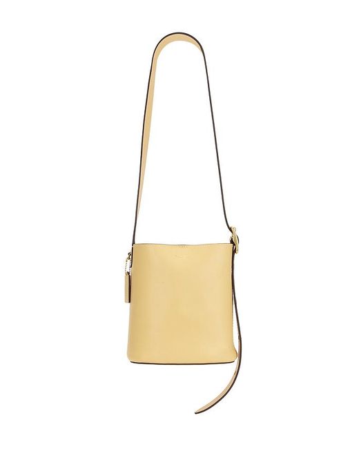 COACH White Bleecker Bucket 21