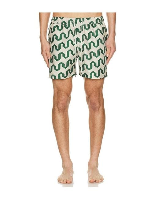 Oas Green Atlas Swim Short for men