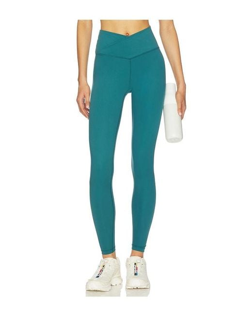 WellBeing + BeingWell Blue Flowwell Callista Crossover Legging