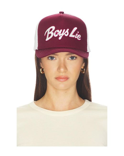Boys Lie Red Truckermütze Starlight