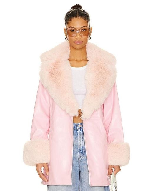 Show Me Your Mumu Pink Penny Lane Coat