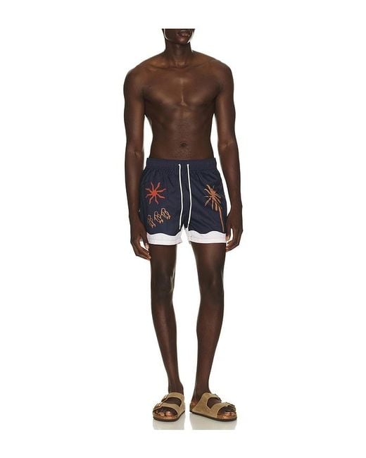 Edmmond Studios Black Resort Swim Shorts for men