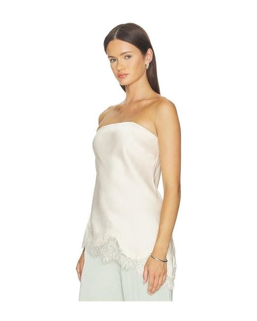 Elodie the Label Natural Lacey Top