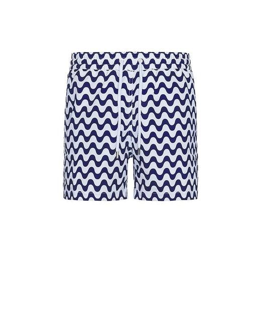 Frescobol Carioca Blue Copacabana Sport Swim Shorts for men