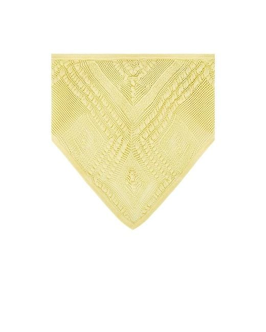 Devon Windsor Yellow Crochet Bandana