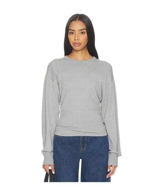 Lovers + Friends Gray Ebba Sweater