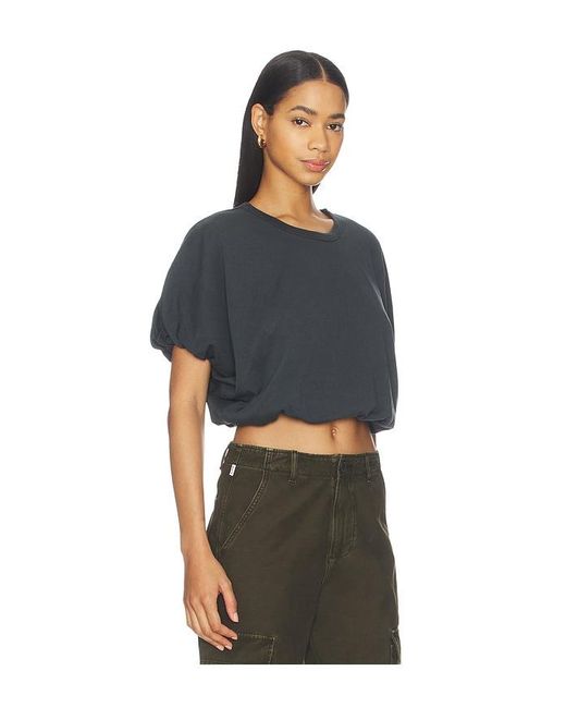 Citizens of Humanity Black Gia Bubble Tee