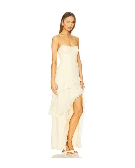 Amanda Uprichard Metallic Magnolia Dress