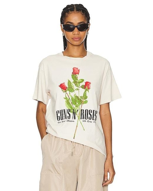 Camiseta guns n roses use your illusion roses Daydreamer de color Multicolor