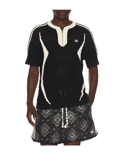Adidas Originals Black X Clot By Edison Chen Knit Jersey for men