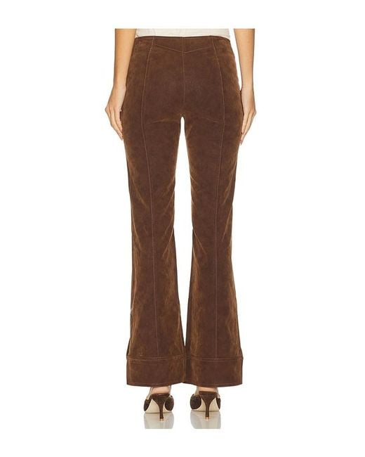 Free People Brown X We The Free Glow Up Pant Suede