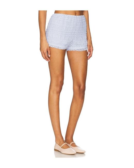 MAJORELLE White Shorts Olivia