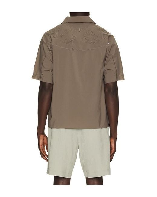 Satisfy Multicolor Peaceshell River Shirt Short Sleeves for men
