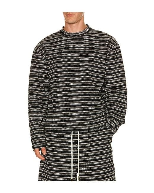 Honor The Gift Black Speak Striped Long Sleeve for men