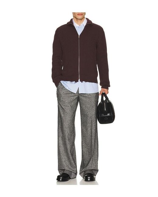 MM6 by Maison Margiela Brown Sportsjacket for men