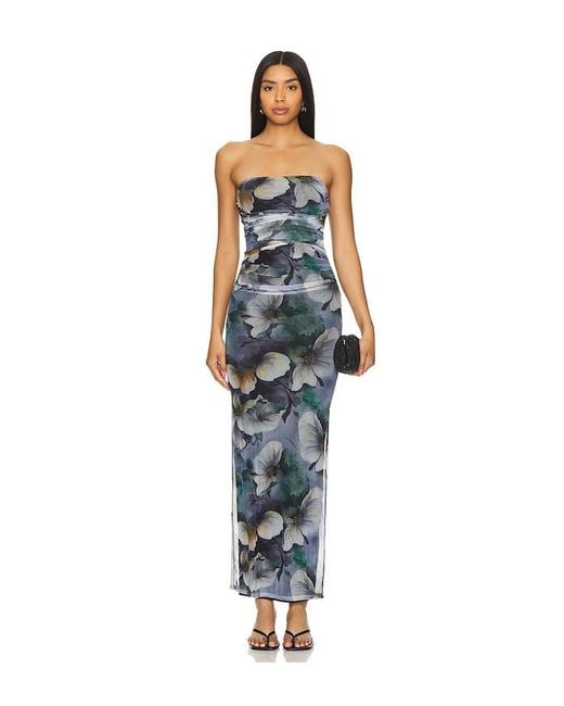 MORE TO COME Women's Blue Sammie Maxi Dress