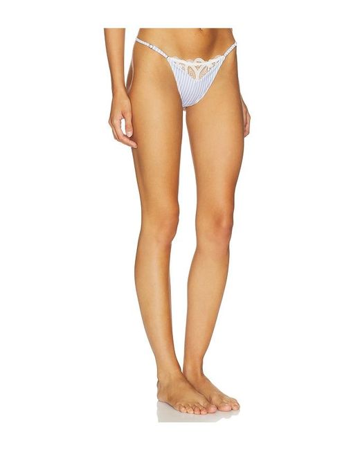 Fleur du Mal White East Hampton V-String