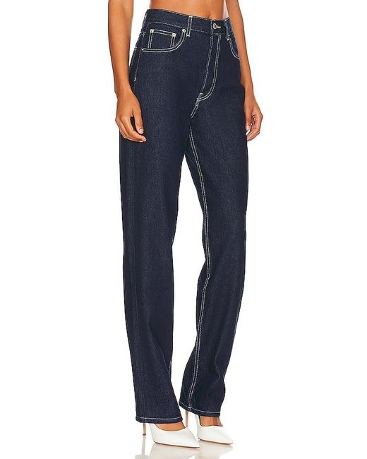 EB DENIM Blue High Rise Straight