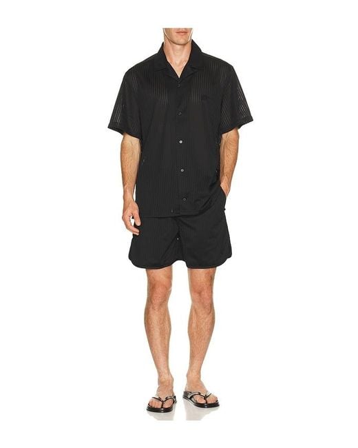 Filling Pieces Black Resort Mesh Short for men