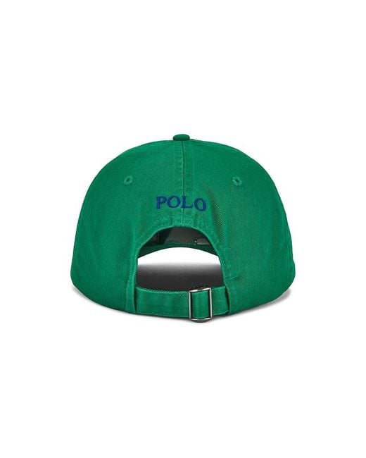 Polo Ralph Lauren Green Twill Sport Cap