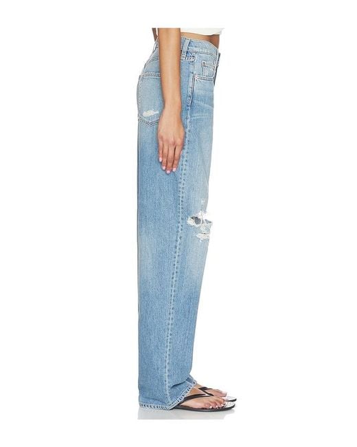 GRLFRND Blue Bella Low Rise Boyfriend