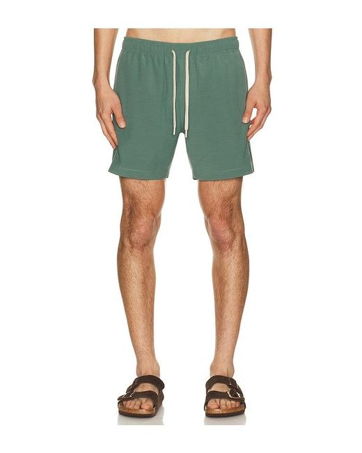Faherty Brand Green All Day 6 Swimtrunks for men