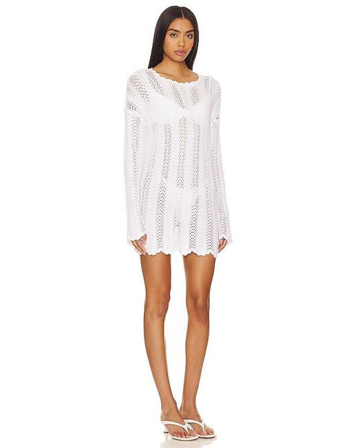 Show Me Your Mumu White Packable Pullover Coverup