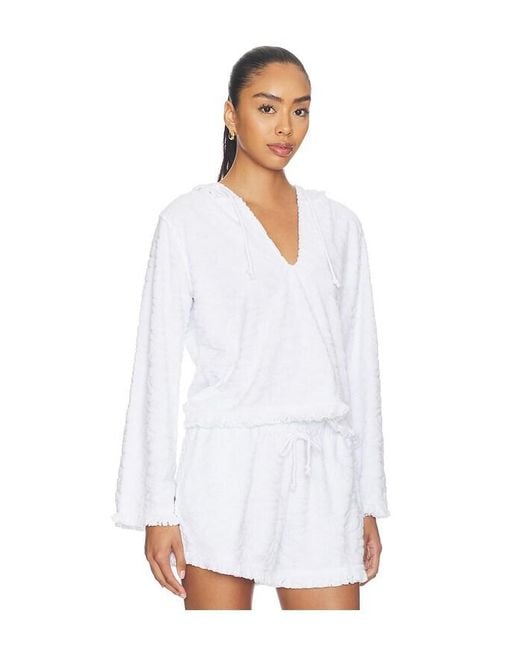 Bobi White Pullover Hoodie