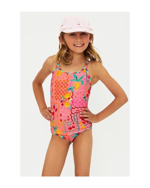 Beach Riot Red Little Julia One Piece