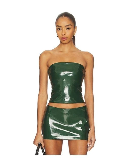 CULTNAKED Green Killa Strapless Top