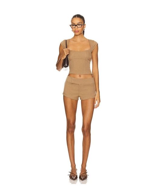 superdown White Agnes Hot Short