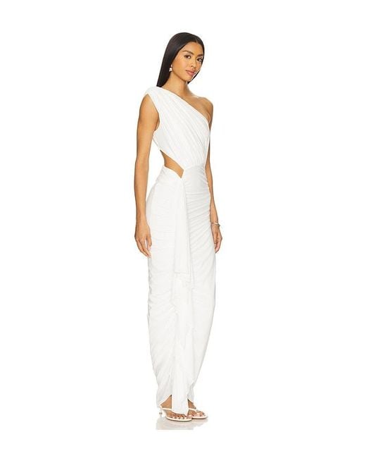 superdown White Juliet Midi Dress