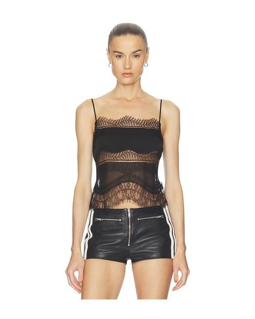 Halo Black Collage Cami Top