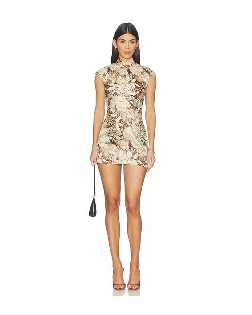 SAU LEE Natural Raven Dress