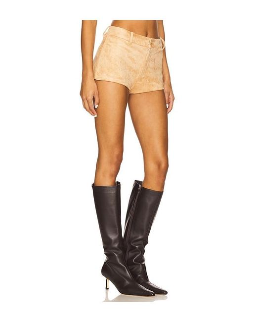 Amanda Uprichard Multicolor X Revolve Caresse Suede Shorts