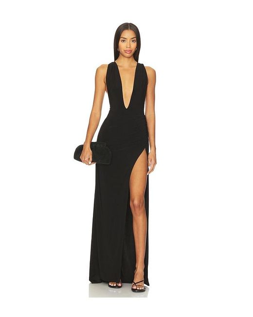 Lovers + Friends Black Ella Maxi Dress