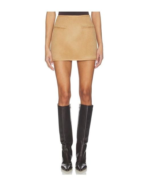 Tularosa Natural Claudette Mini Skirt