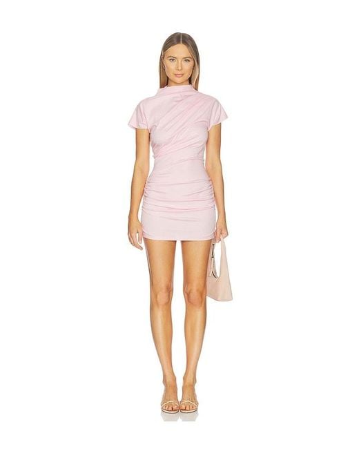 revolve pink dress mini Lovers and Friends Romy Mini Dress in Baby Pink