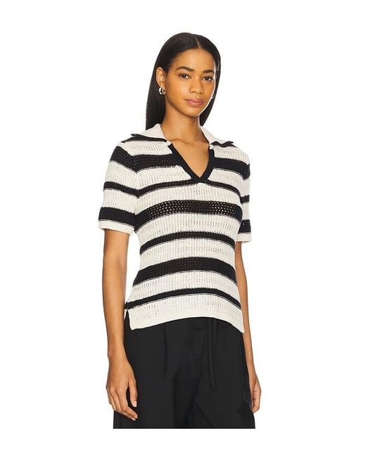 Sanctuary Black Oberteil Knitted Collared