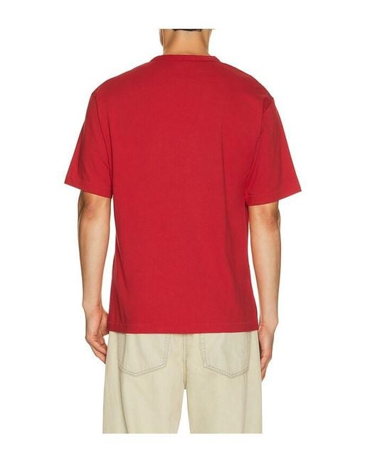 KENZO Red Jumping Tiger Classic T-Shirt for men