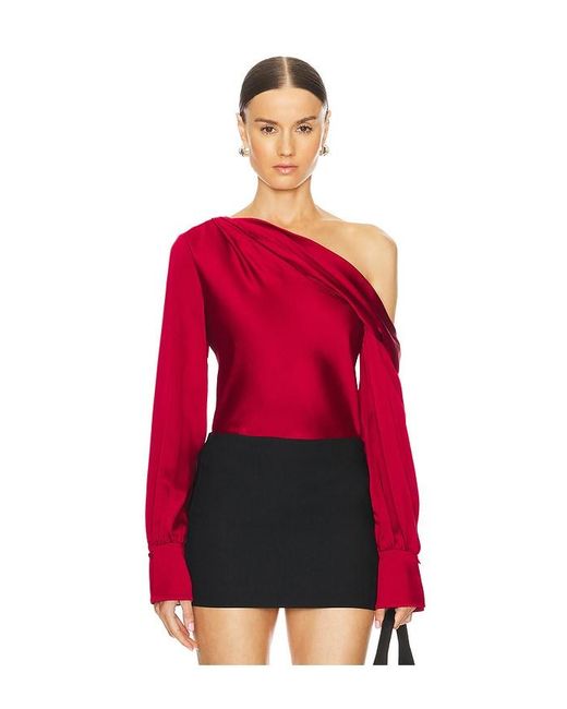 Jonathan Simkhai Red Alice Top