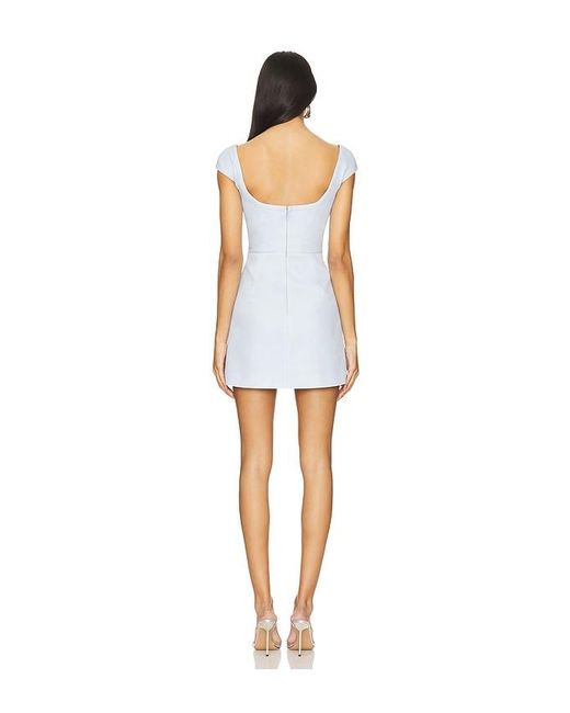 SAU LEE Blue Bryn Dress